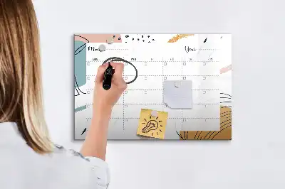 Magnetna suhobrisiva ploča poslovni organizator