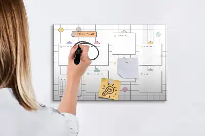 Magnetna suhobrisiva ploča tjedni raspored
