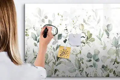 Magnetna ploča za pisanje motiva biljaka