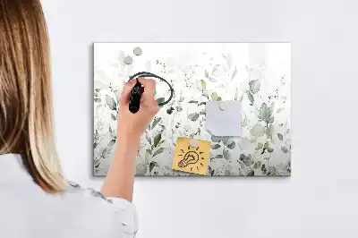 Magnetna ploča za pisanje motiva biljaka