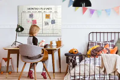 Mjesečni planer magnetna ploča za pisanje