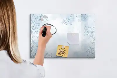 Magnetna suhobrisiva ploča motiv skica biljaka