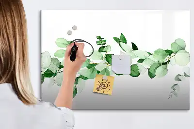 Magnetna ploča za pisanje motiv grane biljaka