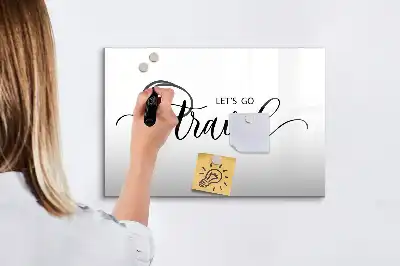 Magnetna suhobrisiva ploča s motivom putovanja