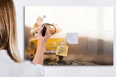 Magnetna ploča za pisanje za djecu s motivom odmora automobilom
