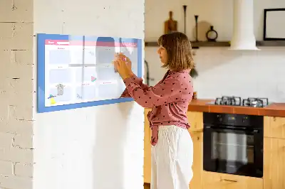 Magnetna ploča za pisanje mjesečni planer