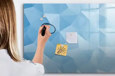 Magnetna ploča za pisanje motiva apstrakcija trokuta