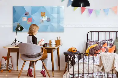 Magnetna ploča za pisanje motiva apstrakcija trokuta