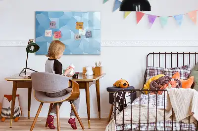 Magnetna ploča za pisanje motiva apstrakcija trokuta