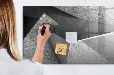 Magnetna ploča za pisanje apstrakcija trokuta