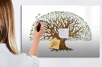 Magnetna suhobrisiva ploča motiv korijena drveta
