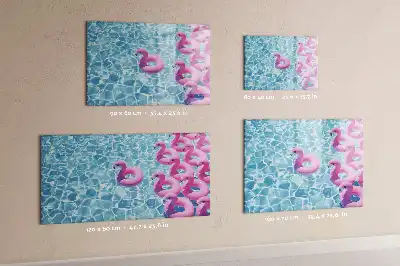 Flamingo na napuhavanje magnetna suhobrisiva ploča