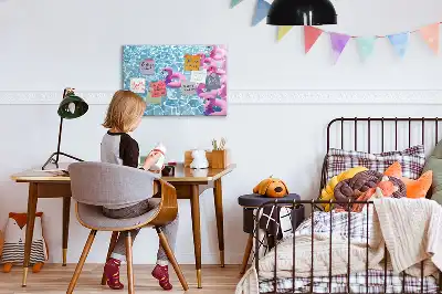 Flamingo na napuhavanje magnetna suhobrisiva ploča