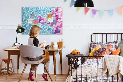 Flamingo na napuhavanje magnetna suhobrisiva ploča
