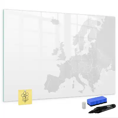 Karta Europe magnetna ploča za pisanje