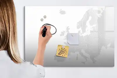 Karta Europe magnetna ploča za pisanje