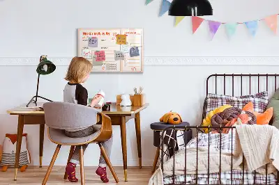 Magnetna ploča za pisanje retro planer obroka