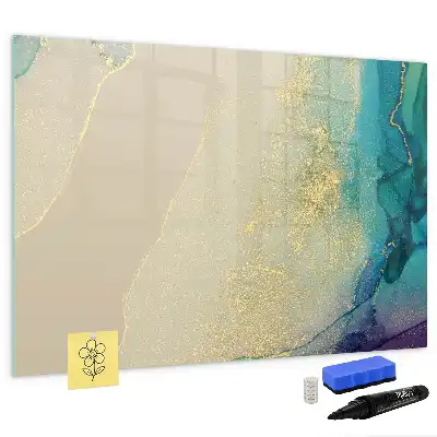 Magnetna suhobrisiva ploča šareni mramor