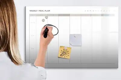 Magnetna suhobrisiva ploča minimalistički jelovnik