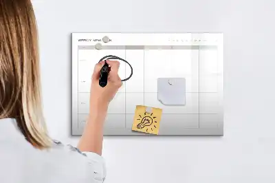 Magnetna suhobrisiva ploča minimalistički jelovnik