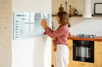 Magnetna suhobrisiva ploča pastelni plan obroka