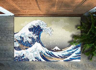 Otirač za vrata Kanagawa veliki val