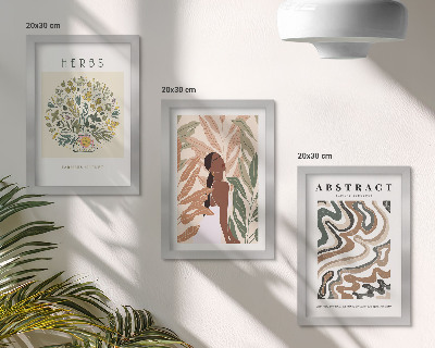 Zidna galerija slika Boho estetski pastelni minimalistički posteri