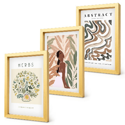 Zidna galerija slika Boho estetski pastelni minimalistički posteri