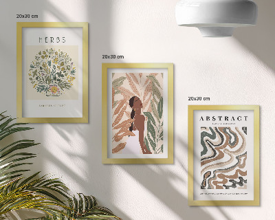 Zidna galerija slika Boho estetski pastelni minimalistički posteri