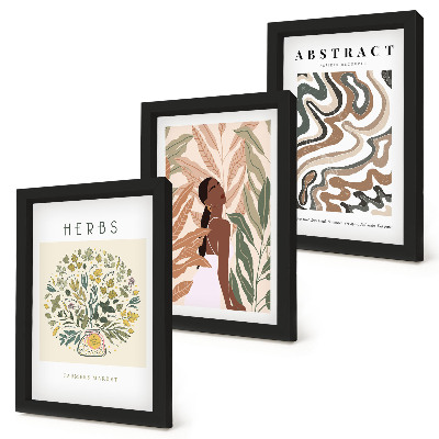 Zidna galerija slika Boho estetski pastelni minimalistički posteri