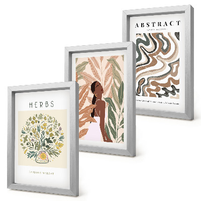 Zidna galerija slika Boho estetski pastelni minimalistički posteri