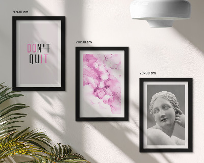 Set 3 slike u okviru Apstrakcija akvarela inspirira slogan drevna skulptura