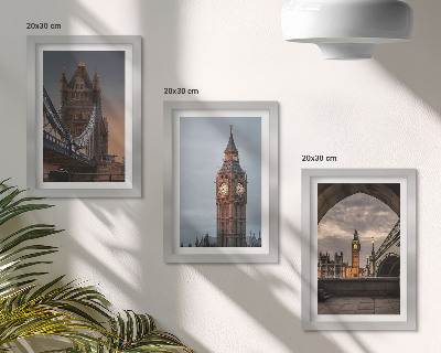 Zidna galerija slika Pogled na London s mostom i Big Benom