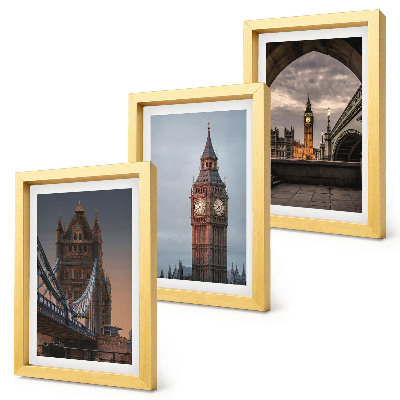 Zidna galerija slika Pogled na London s mostom i Big Benom