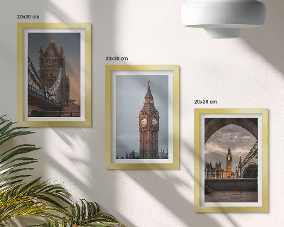 Zidna galerija slika Pogled na London s mostom i Big Benom