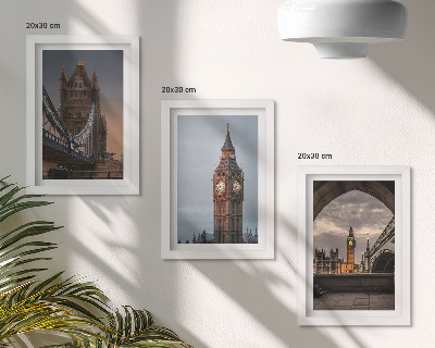 Zidna galerija slika Pogled na London s mostom i Big Benom