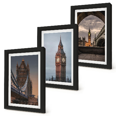 Zidna galerija slika Pogled na London s mostom i Big Benom