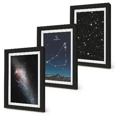 Zidna galerija slika motivi galaksije i zviježđa Jarca