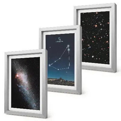 Zidna galerija slika motivi galaksije i zviježđa Jarca