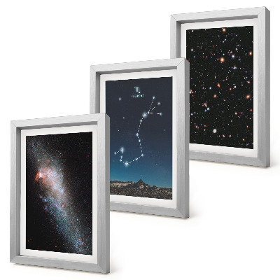 Zidna galerija slika Kozmički krajolici galaksija i zviježđe Škorpiona