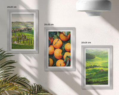 Zidna galerija slika Talijanski seoski krajolik s narančama i prirodom