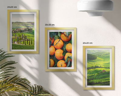 Zidna galerija slika Talijanski seoski krajolik s narančama i prirodom
