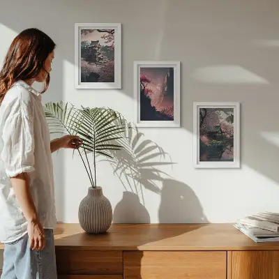 Zidna galerija slika fantastični pejzaži japanskog gorja