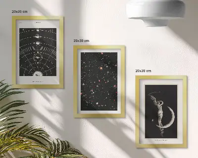 Komplet slika u okviru noćni prikaz galaksije Sunčevog sustava na Mjesecu