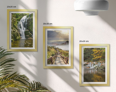 Set 3 slike u okviru Slapovi, planine, staze kroz oblake i jesenski pogledi