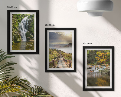 Set 3 slike u okviru Slapovi, planine, staze kroz oblake i jesenski pogledi