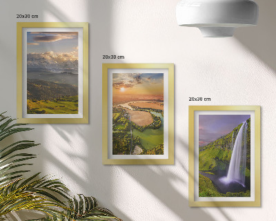 Zidna galerija slika Pogled na planinsku rijeku i vodopad u prirodi