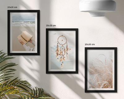 Zidna galerija slika Mirni krajolici, nježni ljetni pogledi, boho stil
