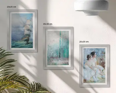 Zidna galerija slika apstraktni portret plesača na brodu