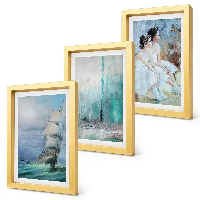 Zidna galerija slika apstraktni portret plesača na brodu